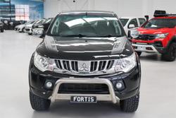 2015 Mitsubishi Triton GLS MQ MY16 4X4 Dual Range Black