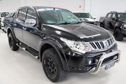 2015 Mitsubishi Triton GLS MQ MY16 4X4 Dual Range Black