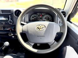 2019 Toyota Landcruiser Workmate VDJ79R 4X4 Dual Range French Vanilla