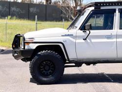 2019 Toyota Landcruiser Workmate VDJ79R 4X4 Dual Range French Vanilla
