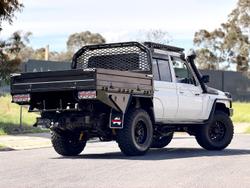 2019 Toyota Landcruiser Workmate VDJ79R 4X4 Dual Range French Vanilla