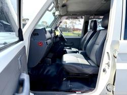 2019 Toyota Landcruiser Workmate VDJ79R 4X4 Dual Range French Vanilla