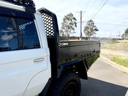 2019 Toyota Landcruiser Workmate VDJ79R 4X4 Dual Range French Vanilla