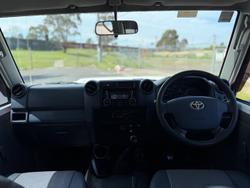 2019 Toyota Landcruiser Workmate VDJ79R 4X4 Dual Range French Vanilla