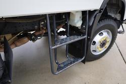 2022 Isuzu N Series NPS 75/45-155 Dropside Tray with Crane White