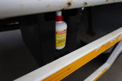 2022 Isuzu Nps75-155 4x4 Tray with Crane White