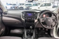 2018 Mitsubishi Triton GLX+ MQ MY18 4X4 Dual Range White
