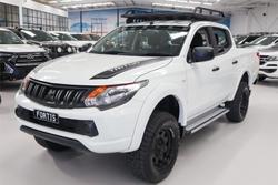 2018 Mitsubishi Triton GLX+ MQ MY18 4X4 Dual Range White