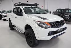 2018 Mitsubishi Triton GLX+ MQ MY18 4X4 Dual Range White
