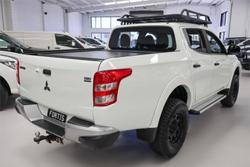 2018 Mitsubishi Triton GLX+ MQ MY18 4X4 Dual Range White