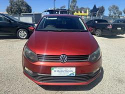 2015 Volkswagen Polo 66TSI Trendline 6R MY15 Sunset Red