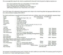 2017 Kenworth
C509 155 Tonne Gcm