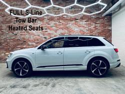 2021 Audi Q7 50 TDI S line 4M MY22 Four Wheel Drive White