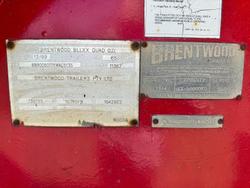 1999 Brentwood Bllxx Quad Od Widening Low Loader Trailer