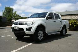 2014 Mitsubishi Triton GLX MN MY15 4X4 Dual Range White