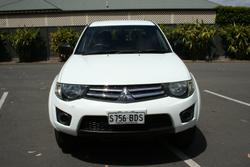 2014 Mitsubishi Triton GLX MN MY15 4X4 Dual Range White