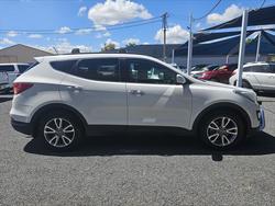 2014 Hyundai Santa Fe Elite DM MY14 4X4 On Demand WHITE