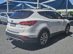 2014 Hyundai Santa Fe Elite DM MY14 4X4 On Demand WHITE