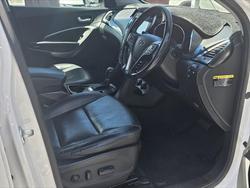 2014 Hyundai Santa Fe Elite DM MY14 4X4 On Demand WHITE