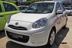 2012 Nissan Micra ST-L K13 Geneva White
