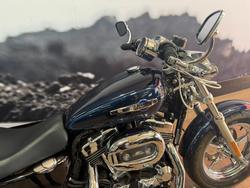 2014 HARLEY-DAVIDSON XL1200C 1200 CUSTOM BLUE