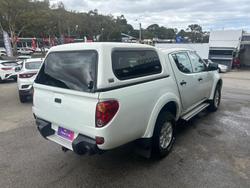 2014 Mitsubishi Triton GLX MN MY15 4X4 Dual Range White