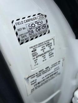 2005 Ford Territory TX SX Winter White