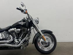 2012 HARLEY-DAVIDSON FLSTF FAT BOY Black