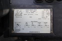 2008 Toyota 4T Forklift Orange