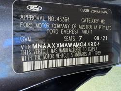 2021 Ford Everest Sport