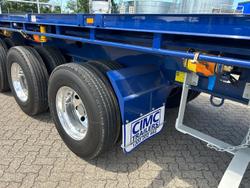 2025 CIMC 45' / 13.7M Flat Top B Trailer, In Brisbane Blue
