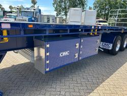 2025 CIMC 45' / 13.7M Flat Top B Trailer, In Brisbane Blue