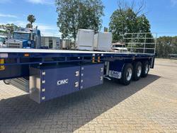 2025 CIMC 45' / 13.7M Flat Top B Trailer, In Brisbane Blue
