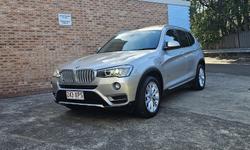 2014 BMW X3 xDrive20d F25 MY14 4X4 Constant Mineral Silver