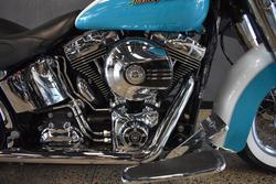 2017 Harley-davidson FLSTN SOFTAIL DELUXE crushed ice/ teal