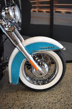 2017 Harley-davidson FLSTN SOFTAIL DELUXE crushed ice/ teal