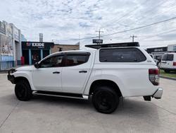 2019 Mitsubishi Triton GLX+ MR MY19 4X4 Dual Range White