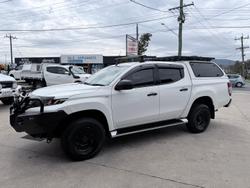 2019 Mitsubishi Triton GLX+ MR MY19 4X4 Dual Range White