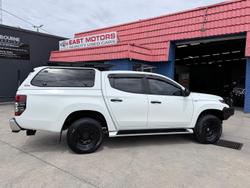 2019 Mitsubishi Triton GLX+ MR MY19 4X4 Dual Range White
