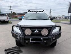 2019 Mitsubishi Triton GLX+ MR MY19 4X4 Dual Range White