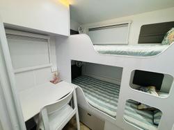 2025 Wonderland RV Xtr 2 Rear Bunk Layout