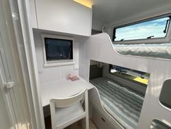 2025 Wonderland RV Xtr 2 Rear Bunk Layout