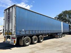 2021 Maxitrans St3 Flat Deck B-Double Curtain Side Combination