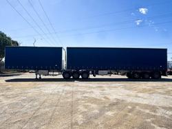 2021 Maxitrans St3 Flat Deck B-Double Curtain Side Combination