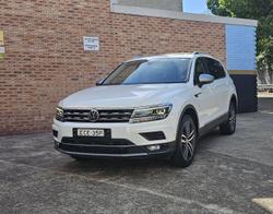 2018 Volkswagen Tiguan 140TDI Highline Allspace 5N MY18 Four Wheel Drive Pure White