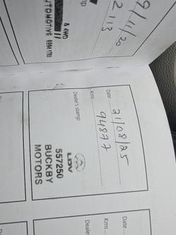 2019 LDV G10 SV7A Blanc White