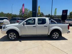 2013 Nissan Navara ST D40 Series 6 4X4 Dual Range Arctic White