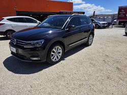 2018 Volkswagen Tiguan 132TSI Comfortline 5N MY19 Four Wheel Drive Deep Black