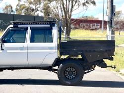 2014 Toyota Landcruiser GXL VDJ79R 4X4 Dual Range French Vanilla