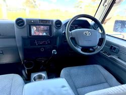 2014 Toyota Landcruiser GXL VDJ79R 4X4 Dual Range French Vanilla